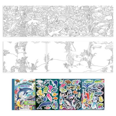 Image showing 2 th eeBoo Fold-Out Coloring Book: Under the Sea