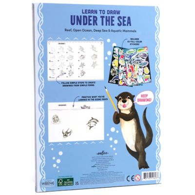 Image showing  Under the Sea Themed Learn to Draw Book