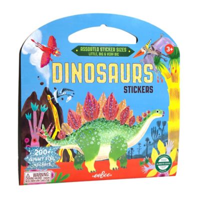 eeBoo Shiny Sticker Book: Dinosaurs