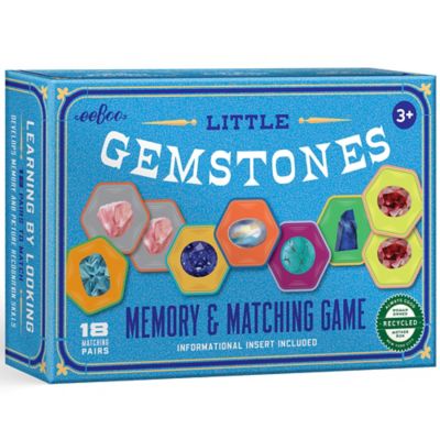 eeBoo Memory & Matching Game, Little Gemstones