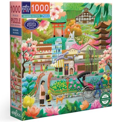 eeBoo pc. & Love: Seasons in Kyoto - 1000 pc. Puzzle