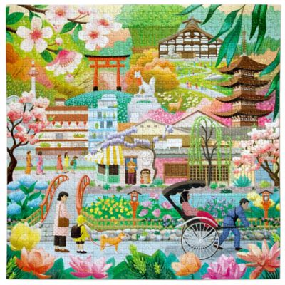 Image showing  pc. & Love: Seasons in Kyoto - 1000 pc. Puzzle
