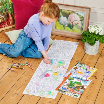 Image showing  Fold-Out Coloring Book, Dinosaurs Abound