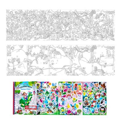 Image showing  Fold-Out Coloring Book: Fairies & Tales