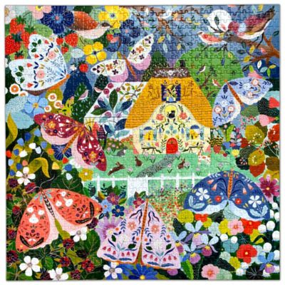 Image showing 2 th eeBoo Piece & Love: Cottage At Dusk - 1000 pc. Puzzle