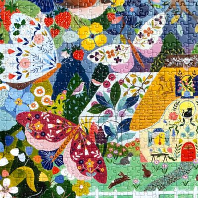Image showing 5 th eeBoo Piece & Love: Cottage At Dusk - 1000 pc. Puzzle