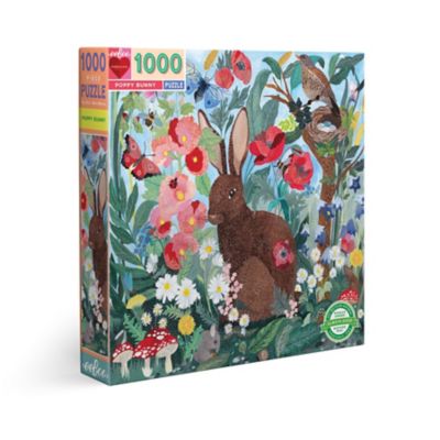 eeBoo Poppy Bunny 1000 pc. square