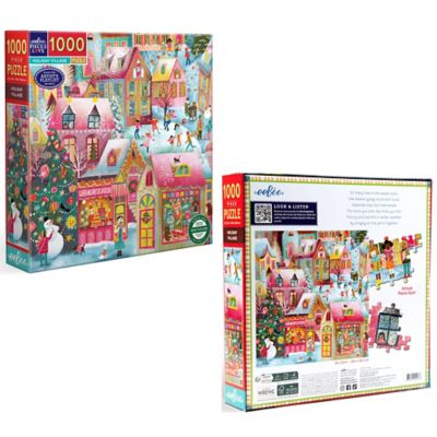 Image showing 5 th eeBoo pc. & Love, Holiday Village, 1000 pc. Puzzle