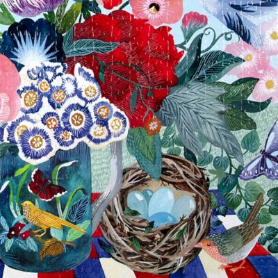 Image showing 6 th eeBoo pc. & Love: Spring Bouquet - 1000 pc. Puzzle