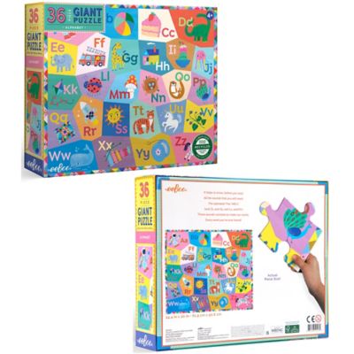 Image showing 5 th eeBoo Giant Puzzle: Alphabet - 36 pc.