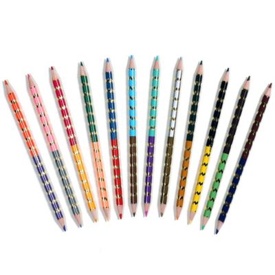 Image showing  Double-Sided Colored Pencils, Shark, 12 pc.