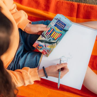 Image showing  Double-Sided Colored Pencils, Shark, 12 pc.