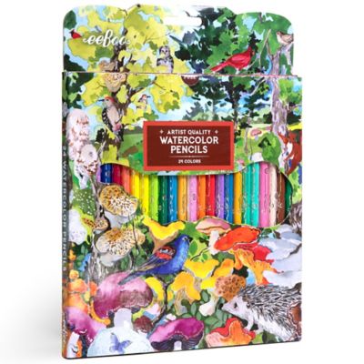 eeBoo pc. & Love: Watercolor Pencils 24 pc. - Mushroom