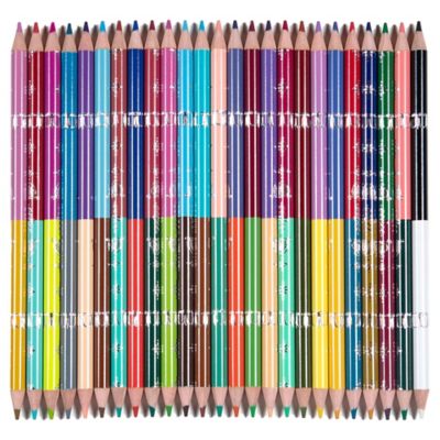 Image showing  pc. & Love: Double-Sided Colored Pencils - Flora's - 25 pc. Set