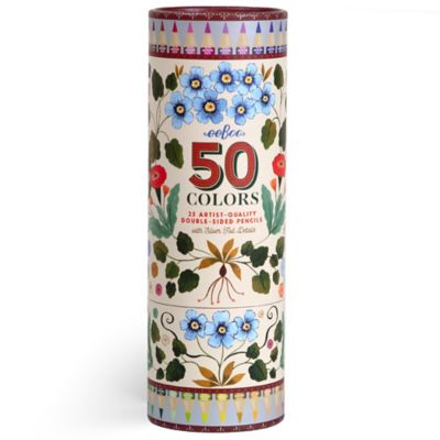 Image showing  pc. & Love: Double-Sided Colored Pencils - Flora's - 25 pc. Set