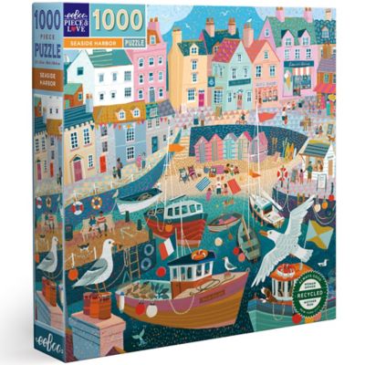 eeBoo pc. & Love: Seaside Harbor - 1000 pc. Puzzle