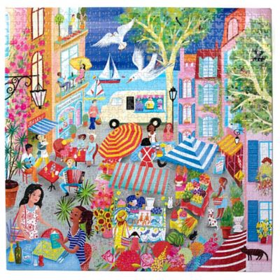 Image showing  Piece & Love: Marketplace In France - 1000 pc. Puzzle