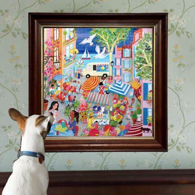 Image showing  Piece & Love: Marketplace In France - 1000 pc. Puzzle