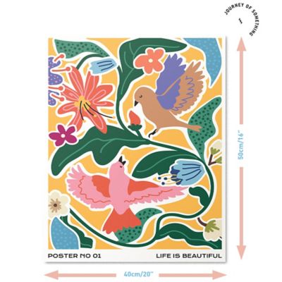 Image showing 8 th Hinkler Paint By Numbers - Life Is Beautiful