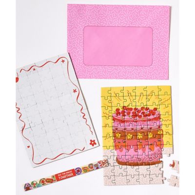 Image showing  Jigsaw Greeting Card Puzzle - Sweet Birthday