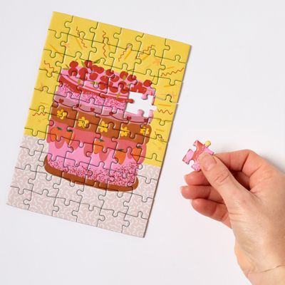 Image showing  Jigsaw Greeting Card Puzzle - Sweet Birthday