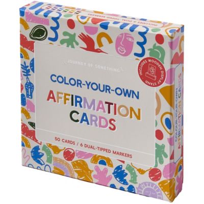 Hinkler Color Your Own Affirmation Cards
