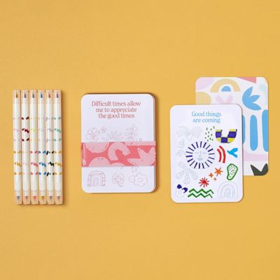Image showing  Color Your Own Affirmation Cards