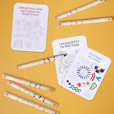 Image showing  Color Your Own Affirmation Cards