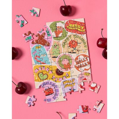Image showing  Jigsaw Greeting Card Puzzle - Happy Holiday
