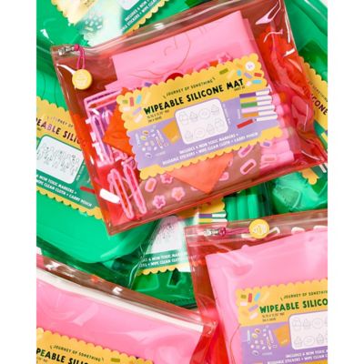 Image showing 6 th Hinkler Wipeable Silicone Mat - Friends