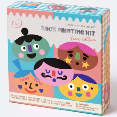 Hinkler Rock Painting Kit - Faces Edition
