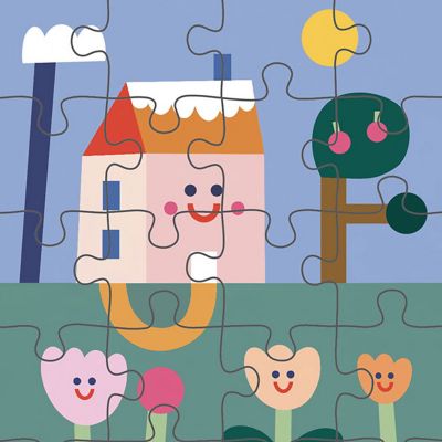 Image showing 5 th Hinkler 24 pc. Puzzle - Under The Garden