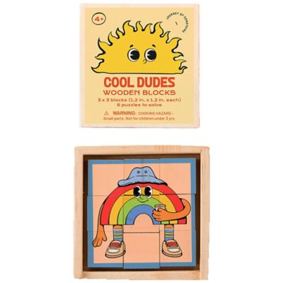 Hinkler Wooden Blocks - Cool Dudes