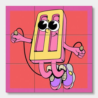 Image showing  Wooden Blocks - Cool Dudes