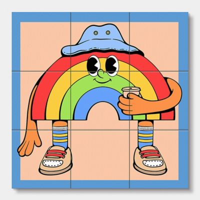 Image showing  Wooden Blocks - Cool Dudes