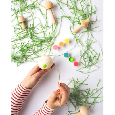 Image showing  Paint Your Own Wooden Mushrooms