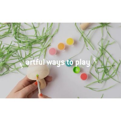 Image showing  Paint Your Own Wooden Mushrooms