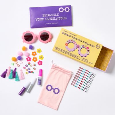 Image showing  Decorate Your Own Sunglasses - Flower