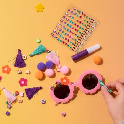 Image showing  Decorate Your Own Sunglasses - Flower