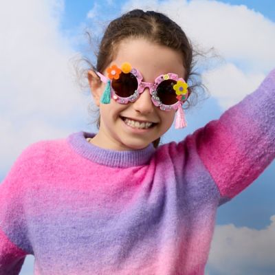 Image showing  Decorate Your Own Sunglasses - Flower
