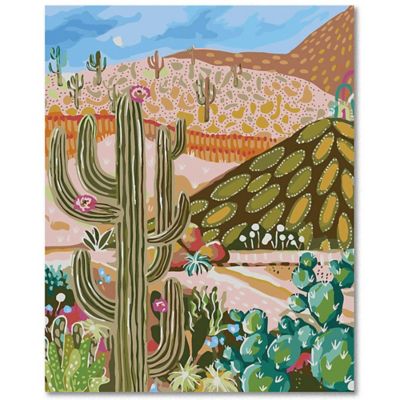 Image showing  Paint By Numbers - Cactus Valley