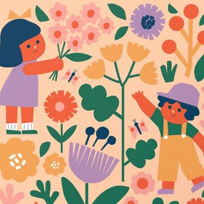 Image showing 6 th Hinkler Paint By Numbers - Flower Patch