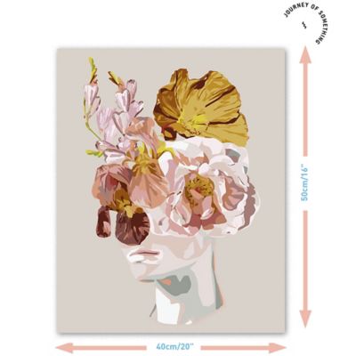 Image showing 9 th Hinkler Paint By Numbers - Pink Haze