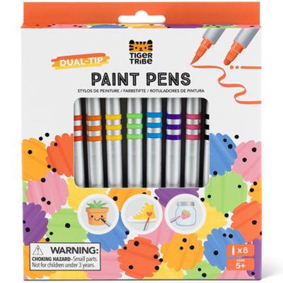 Tiger Tribe Dual-Tip Paint Pens, 8ct