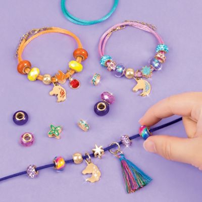 Image showing  Unicorn Academy: Enchanting Unicorn Charms Bracelet Kit