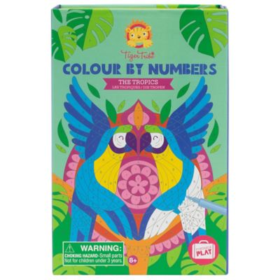 Tiger Tribe Sticker By Numbers, Magical Garden