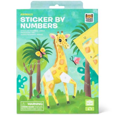 Tiger Tribe Sticker By Numbers, Animals