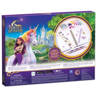 Image showing 1 th Make It Real Unicorn Academy: Enchanted Unicorn Stationery Set