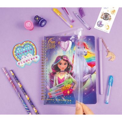 Image showing 4 th Make It Real Unicorn Academy: Enchanted Unicorn Stationery Set