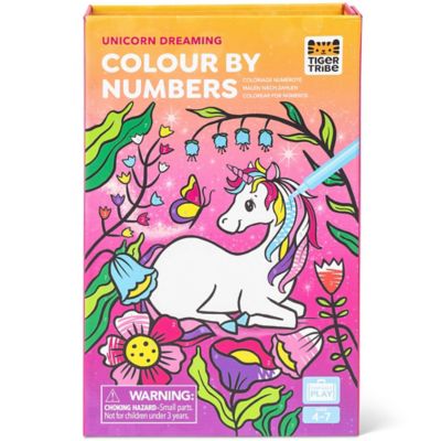 Tiger Tribe Color By Numbers, Unicorn Dreaming